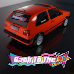 Back to the 90's - Classic car Sticker decal