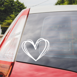 Heart decal