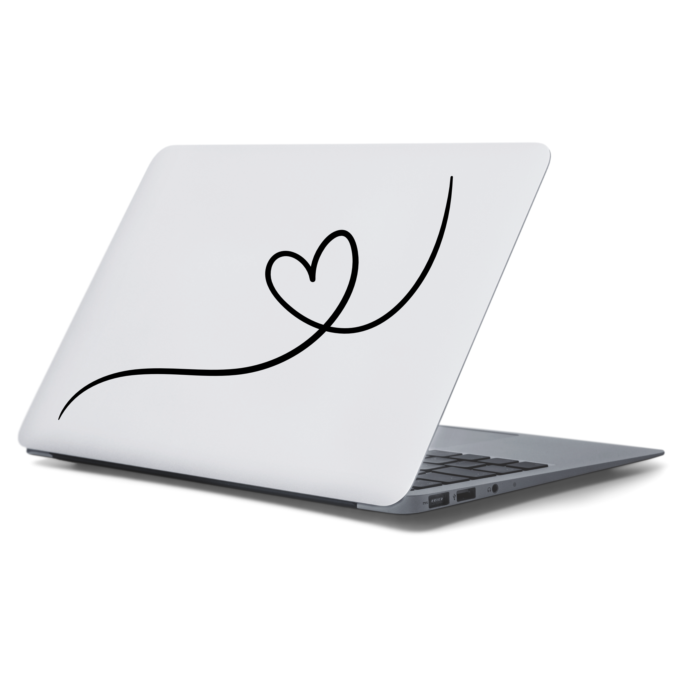 Hearts shape decal