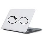 Infinity arrow decal