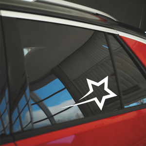 Shooting star decal