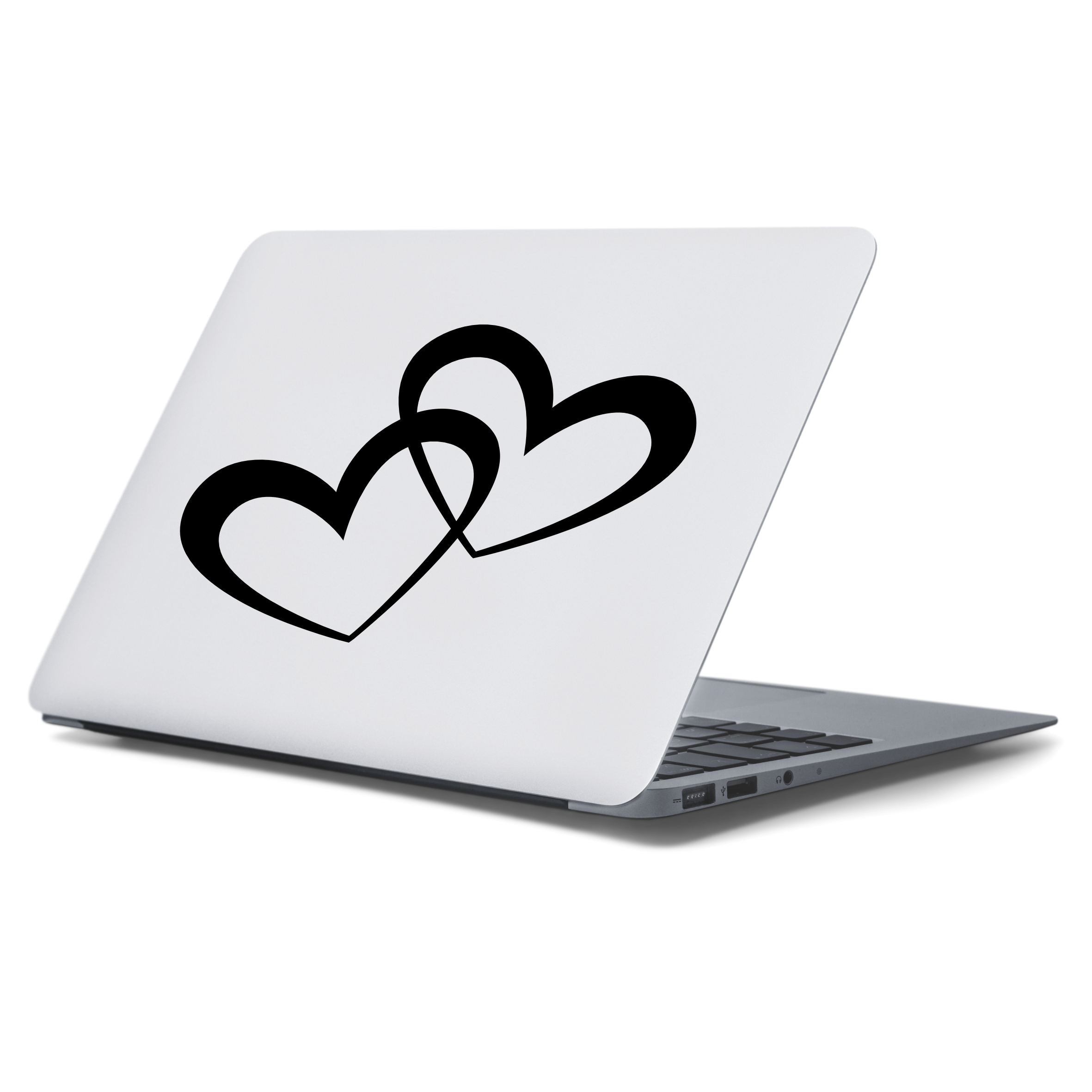 Two Hearts decal