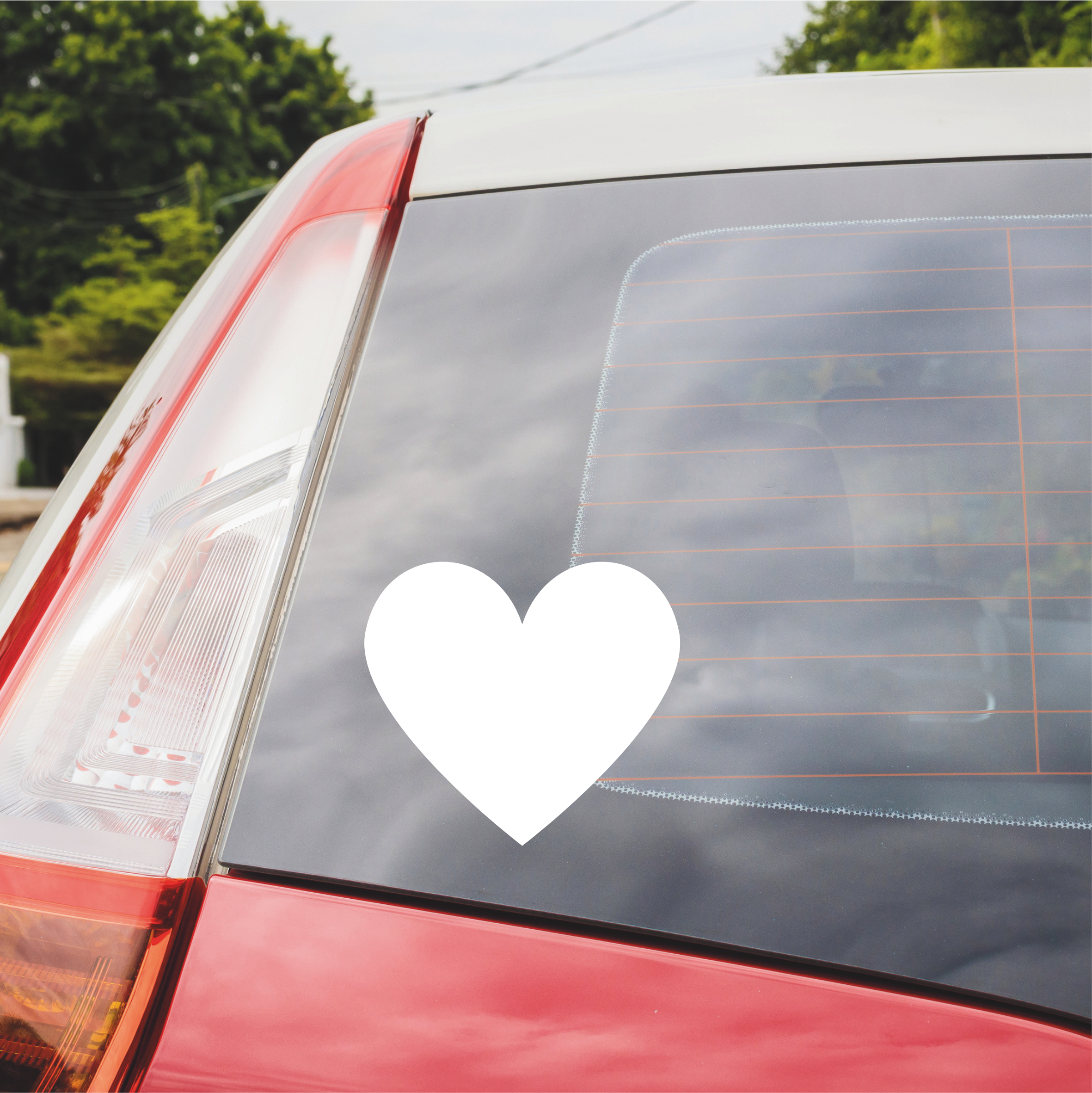 Heart full decal