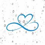 Heart infinity decal