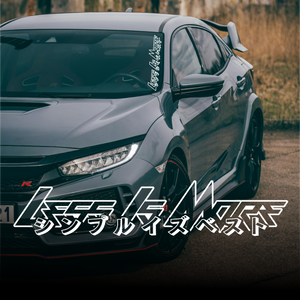 | Less Is More | , JDM Sticker, Vinyl Decal