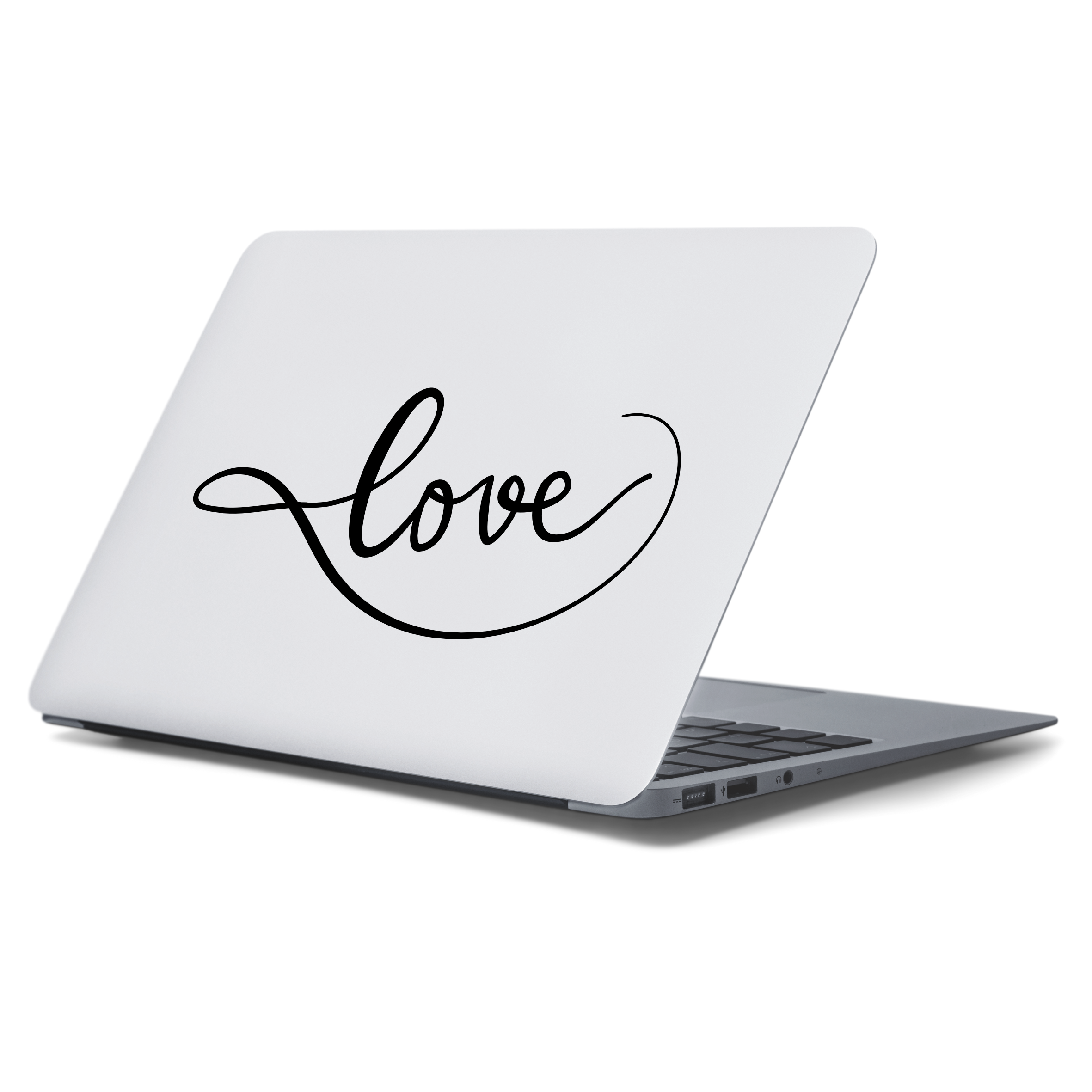 Heart love decal