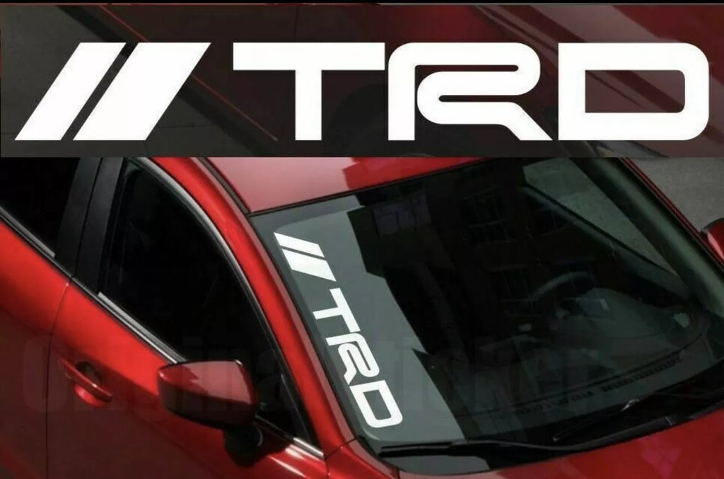 TRD Windshield Banner Decal Vinyl Sticker fits TOYOTA Corolla Camry Tundra Celica