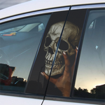 Skull holding hand Car Door B-Pillar Sticker - Professional Print