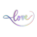 Heart love decal