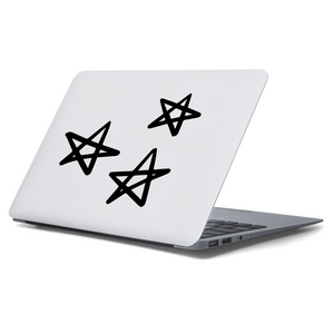 Three Star outline decal