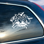 Urban Legend in graffiti style car banner decal