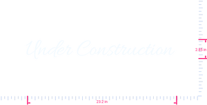 Text Under Construction  Vinyl custom lettering decall/2.85 x 23.2 in/ White /