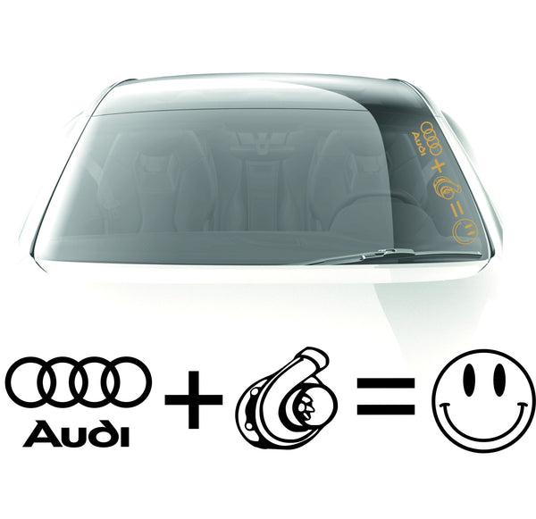 Audi vinyl decal - .de